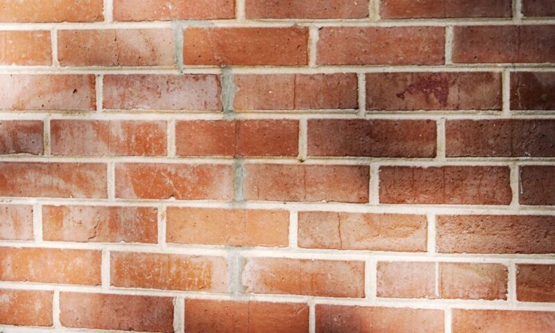 prikaz zida napravljenog od cigala