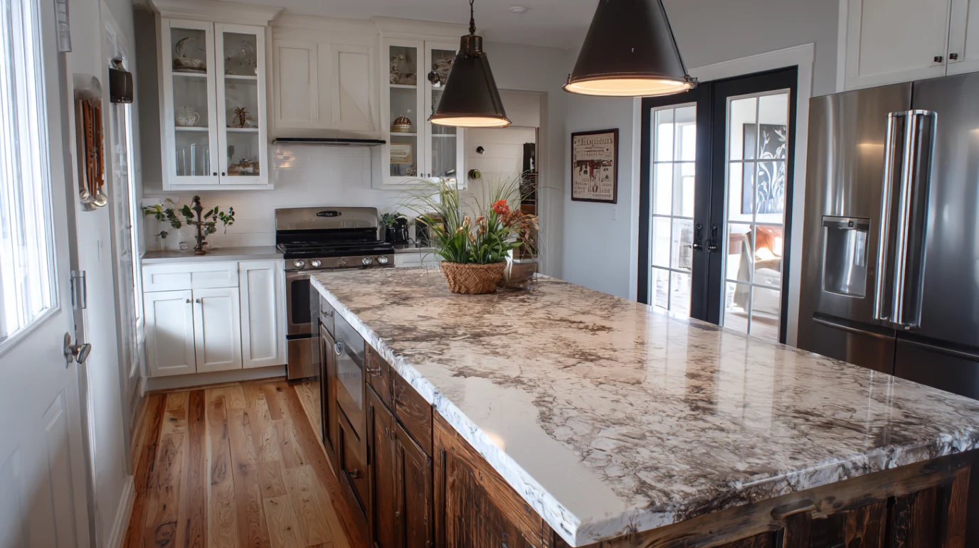 Uredjena i organizovana moderna kuhinja