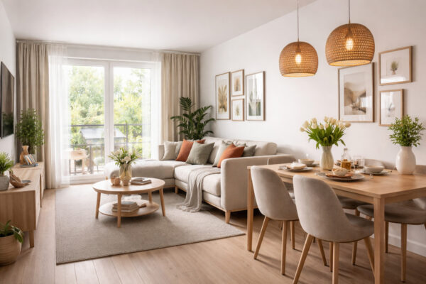 7 ideja za uređenje malih dnevnih soba sa trpezarijom